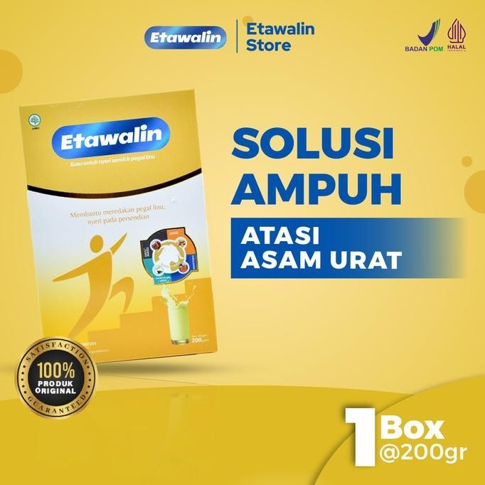 

ETAWALIN Susu Etawa Ampuh Meredakan Nyeri Sendi dan Pegal Linu 1 Box