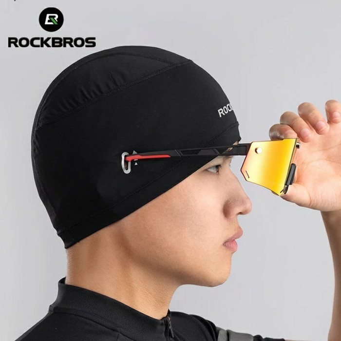 Topi Kupluk Helm Sepeda Cycling Hat Cap Breathable Original Rockbros
