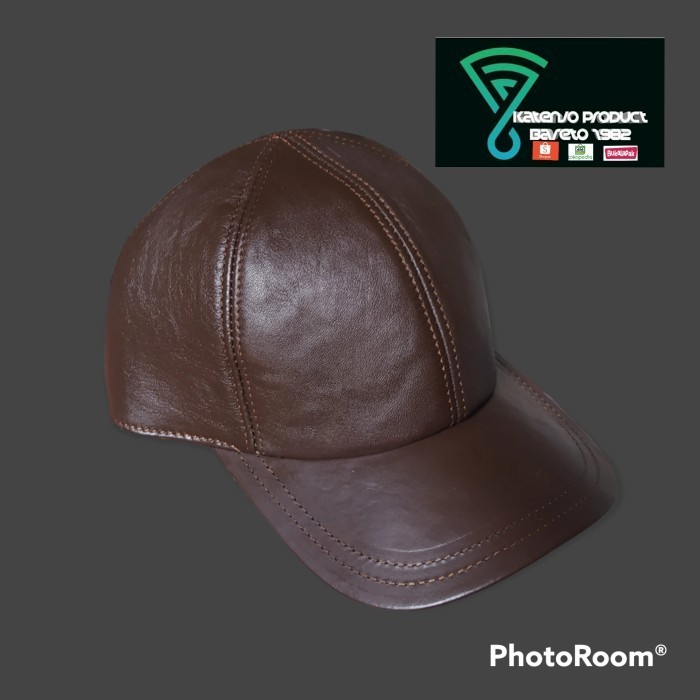 Topi Pria Sedia Ukuran Besar Xxxl Topi Kulit Asli