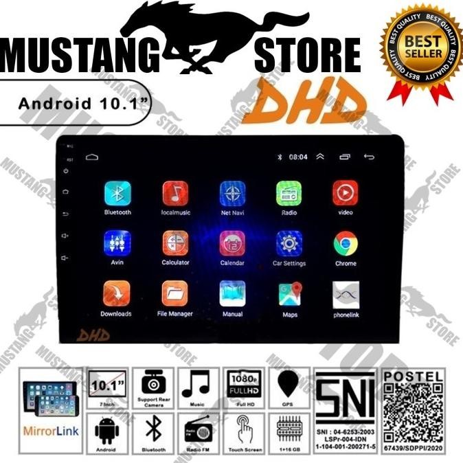 2 Din Head Unit Android 10 Inch Dhd 7001 Double Din