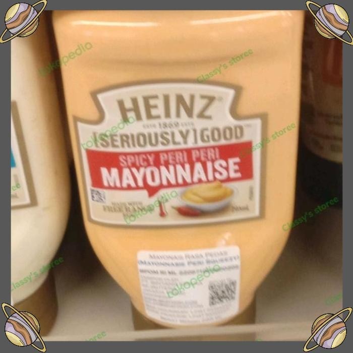 

[CLS] HEINZ SPICY PERI PERI MAYONAISE