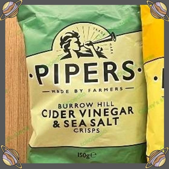 

[CLS] PIPERS CIDER VINEGAR & SEA SALT CRIPS/KERIPIK KENTANG 150 GR