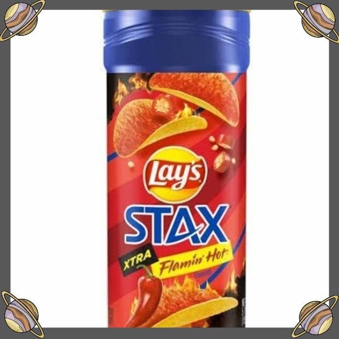 

[CLS] LAYS STAX FLAMIN HOT POTATO CHIPS 155 GR/KERIPIK KENTANG