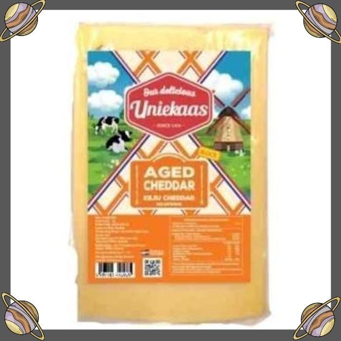 

[CLS] UNIEKAAS BLOCK CHEDDAR CHEESE 200 GR/KEJU CHEDDAR