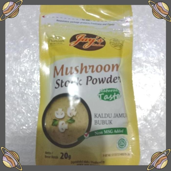 

[CLS] JAYS MUSHROOM STOCK POWDER 20 GR/KALDU JAMUR BUBUK