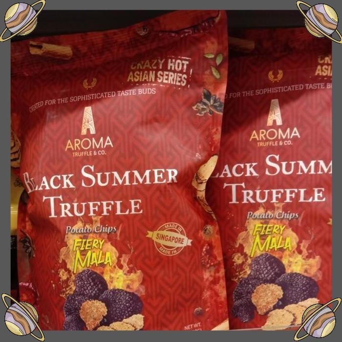 

[CLS] AROMA BLACK SUMMER TRUFFLE FIERY MALA/POTATO CHIPS/KERIPIK 100 GR