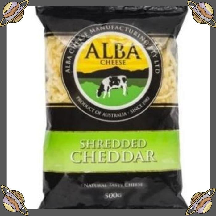 

[CLS] ALBA SHREDED CHEDDAR 250 GR/KEJU CHEDDAR/CHEESE