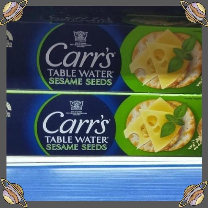 

[CLS] CARR'S TABLE WATER SESAME SEEDS 125 GR/BISKUIT KREKERS/BISCUIT