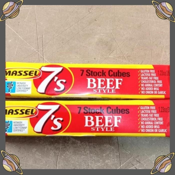 

[CLS] KALDU SAPI 35 GR/MASSEL STOCK CUBES BEEF STYLE 7'S/GLUTEN FREE