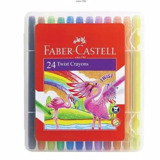 

Twist Crayon 24 Warna / Crayon Putar 24 Warna Faber Castell