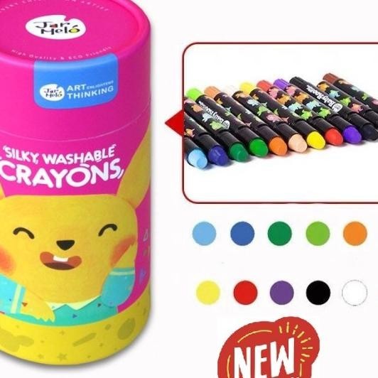 

Joan Ro Babyroo Silky Crayon 12 Color Oil Pastel Krayon