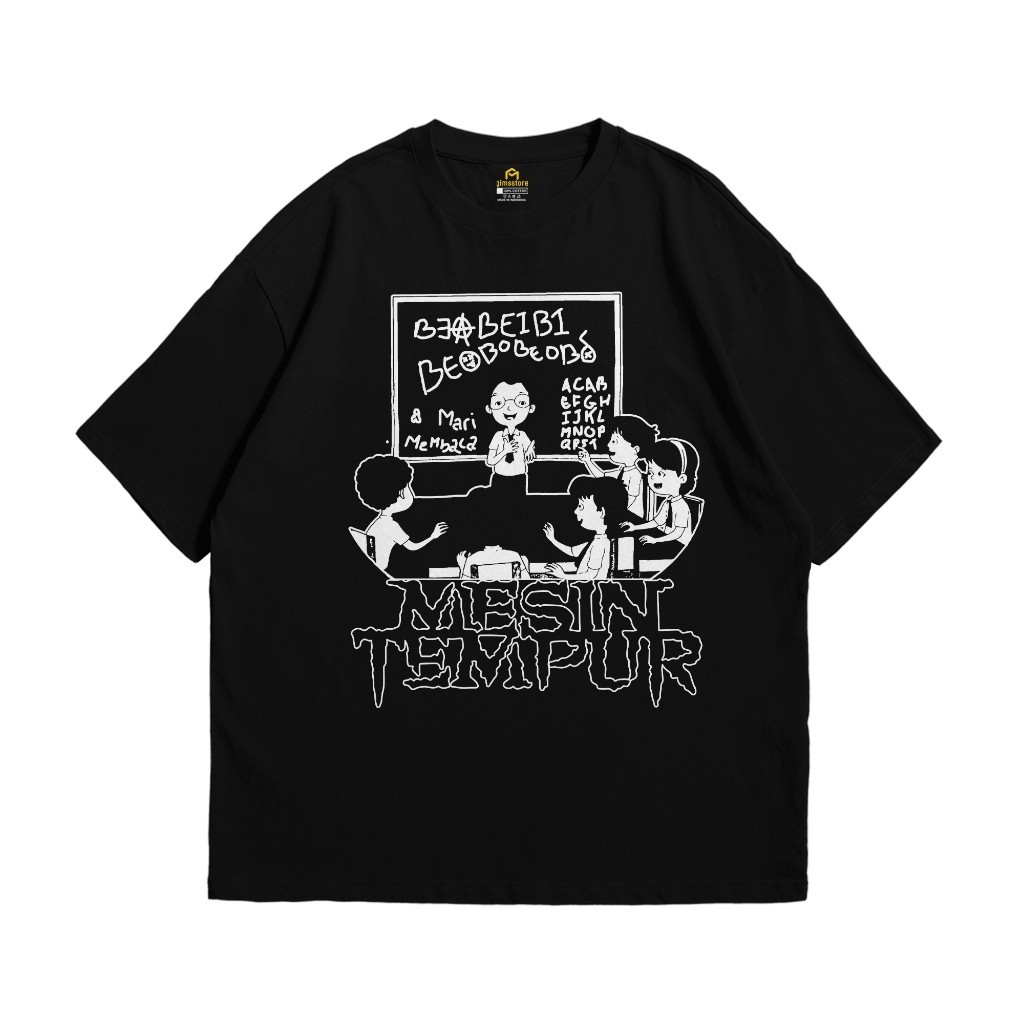 Gimsstore T-Shirt Custom Sablon Satuan Lusinan DTF Pria Wanita Premium Poly  Cotton 24s Printing DTF