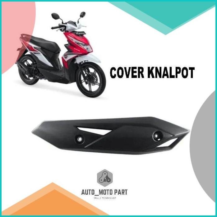 garnish cover tutup pelindung knalpot beat eco street 2017 - 2019 K81