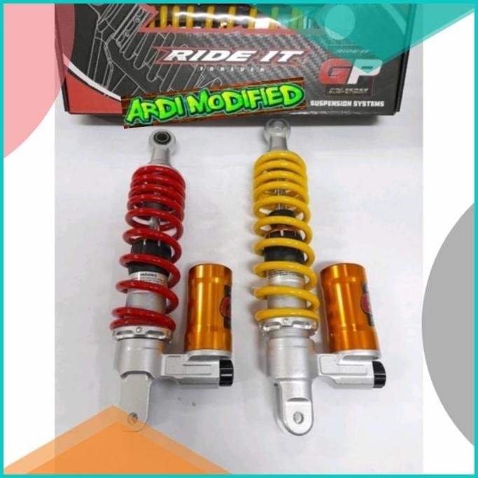 shock belakang tabung bawah vario 150 - vario 125 ride it gp type 999