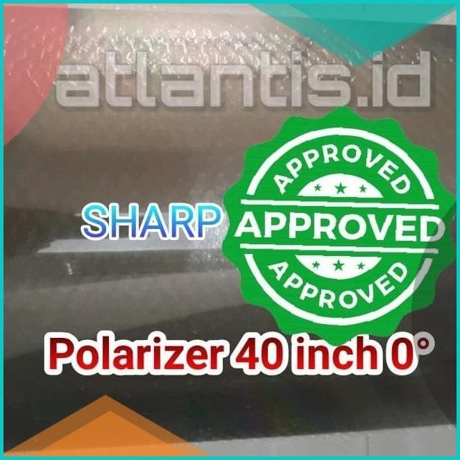 Polarize 40 Polarizer 40 Polarise 40 inch LCD bagian luar 0 derajat 8J