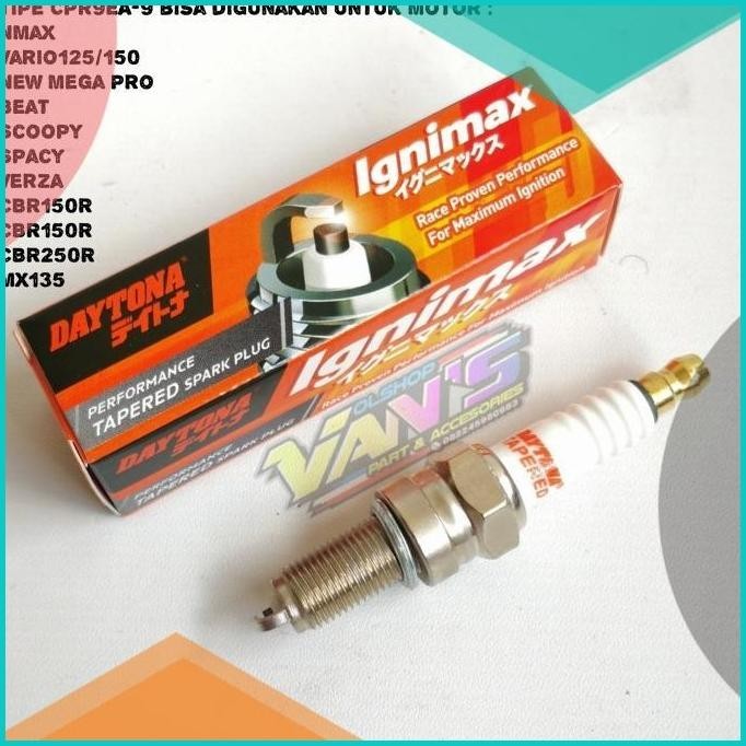 Busi Daytona Max Seris CPR9EA-9 Nmax,Vario 125-150,Beat, CBR150R,CB150
