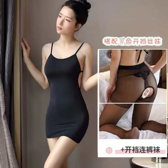 OBRAL Lingerie Sexy / Baju / Pakaian Tidur Wanita Seksi Mini Dress Impor L08