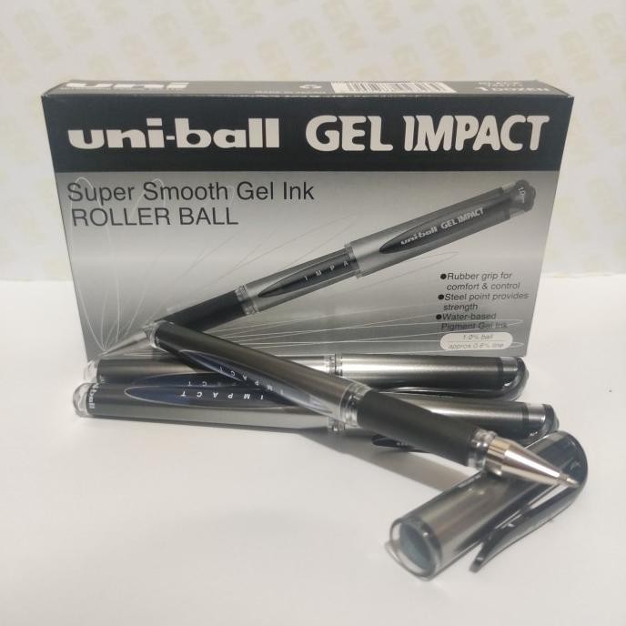 

Pen Uniball GEL IMPACT 1.0 hitam biru Gelpen