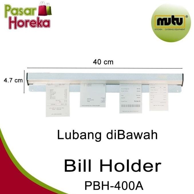 

Penjepit Kertas Menu / Bill Holder / Tab Grabber PBH-400A / MUTU