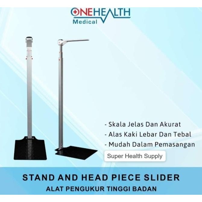 Alat Ukur Tinggi Badan Onehealth Stadiometer Pengukur Tinggi Badan