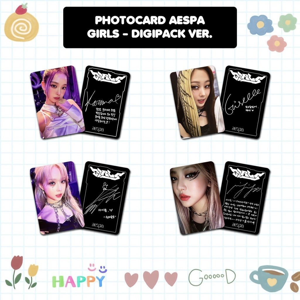 [REPLIKA] AESPA OFFICIAL PHOTOCARD GIRLS