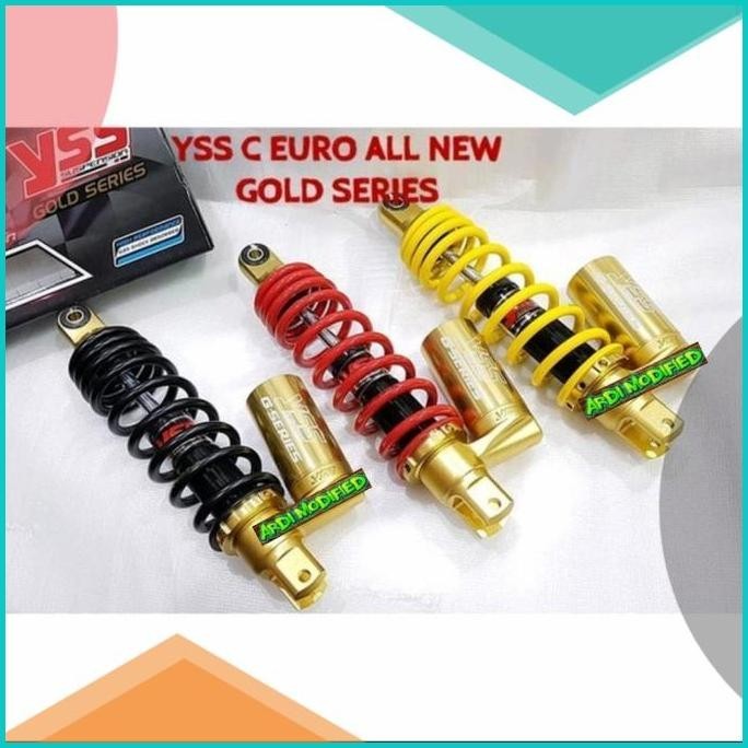shock belakang tabung bawah vario 150 - vario 125 yss gold new c euro