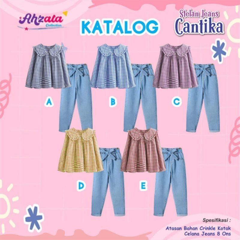 Setelan Jeans Cantika by Ahzata