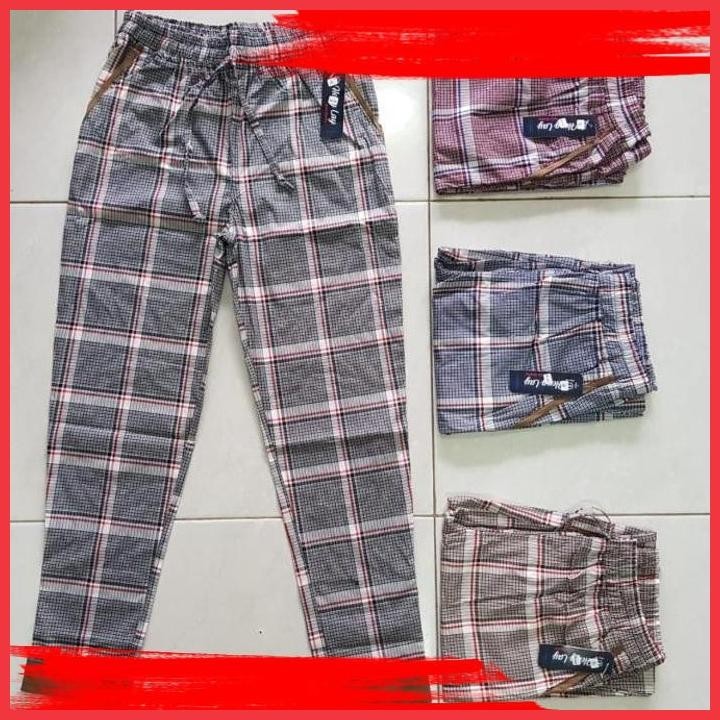 

(BLU) CELANA PANJANG WANITA - BAHAN STRIT - MOTIF STIK BALIK- RANDOM MOTIF