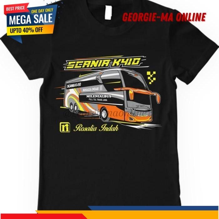 KAOS BAJU BUSMANIA ROSALIA INDAH ANAK DEWASA BUS BIS MANIA BISMANIA GRATIS ONGKIR