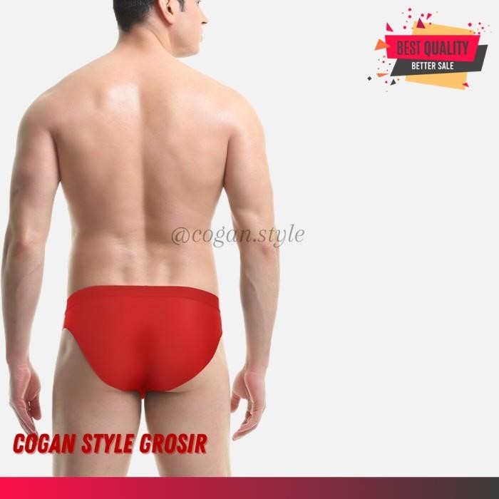 SEAMLESS BRIEF CELANA DALAM PRIA TANPA JAHITAN RED