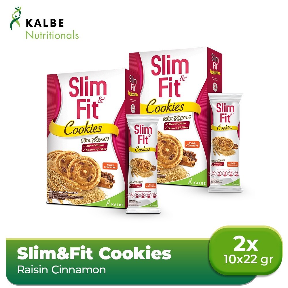 

Slim&Fit Cookies Raisin Cinnamon 10x22gr (2pcs)