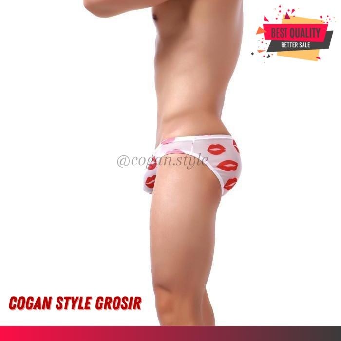 MEN BRIEF PRIA CELANA DALAM TRANSPARAN PRIA WHITE