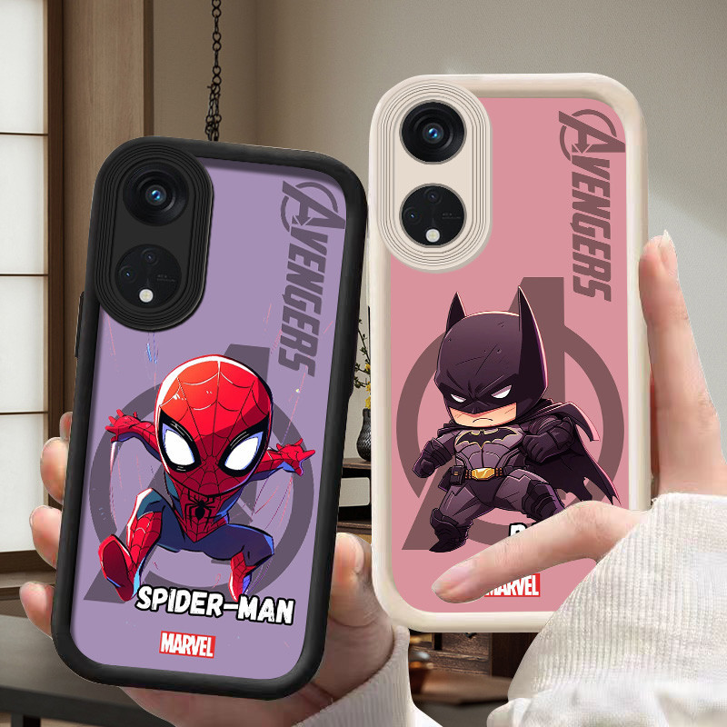 Batman Soft Case untuk OPPO A98 A96 A95 A93 2020 A92 A79 A78 A77S A77 A76 A74 A72 A58 A57/S/E A55 A5