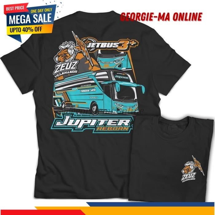 KAOS BAJU BUSMANIA TUNGGAL JAYA JUPITER BUS MANIA BIS BISMANIA SHD  BEST PRODUK
