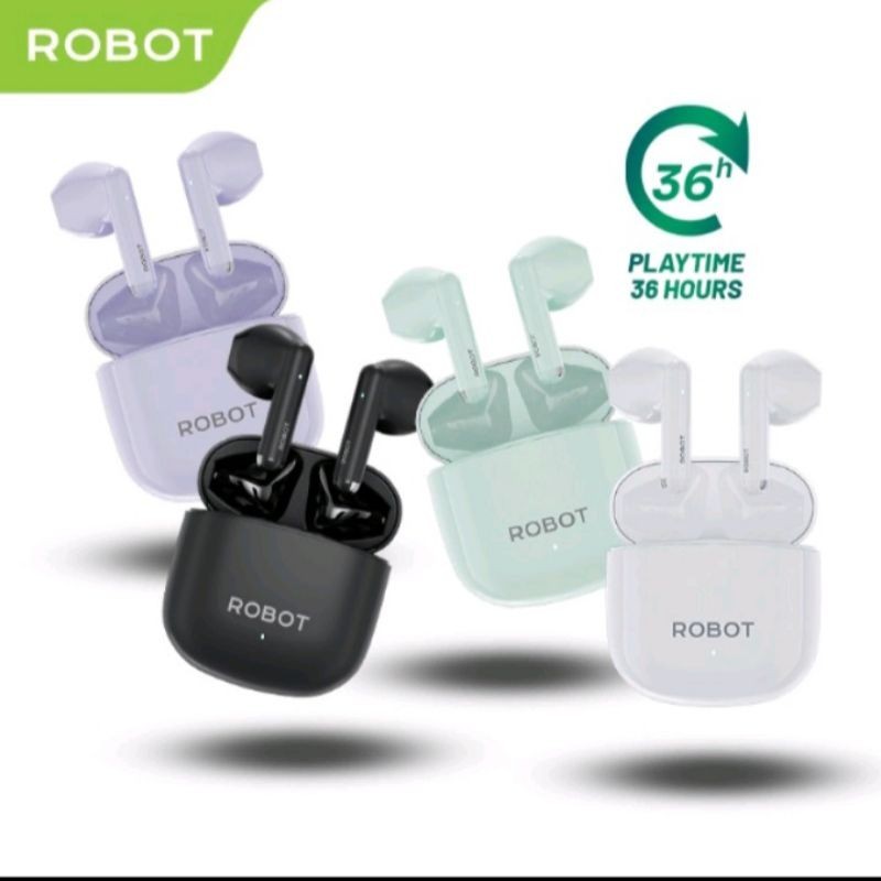 ROBOT TWS ROBOT T60 TWS EARPHONE AIRBUDS BLUETOOTH 5.3
