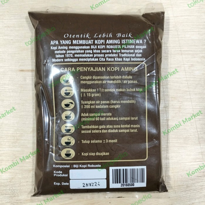 

Kopi Bubuk Aming 500Gr Kopi Bubuk Robusta Pontianak