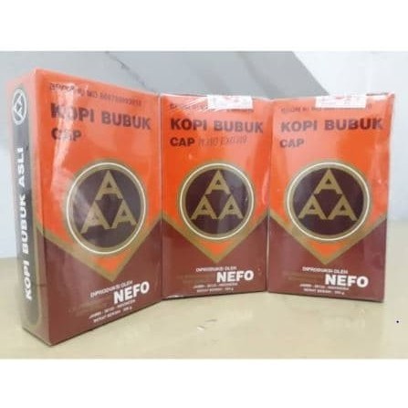 

Kopi Murni Bubuk Hitam Excelsa Nikmat Asli Cap Aaa Nefo Jambi 500 Gram