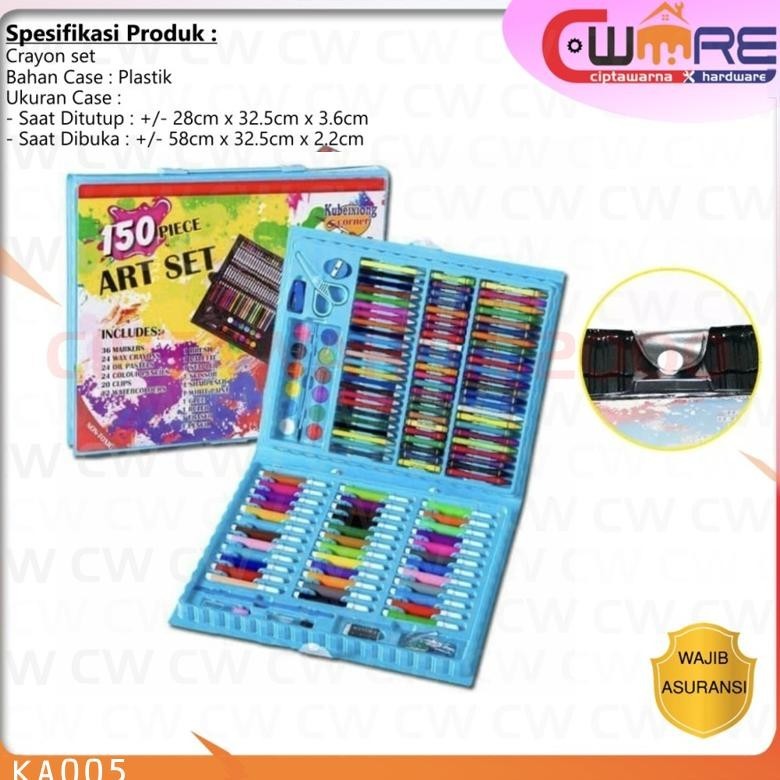 

Berkualitas Crayon Krayon Set 150 Pcs Alat Mewarnai Gambar Pensil Warna Anak Sekolah - Mmg T-56