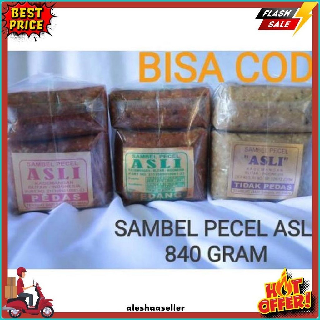 

Sambel Pecel Asli Blitar 840 Gram (6.6)