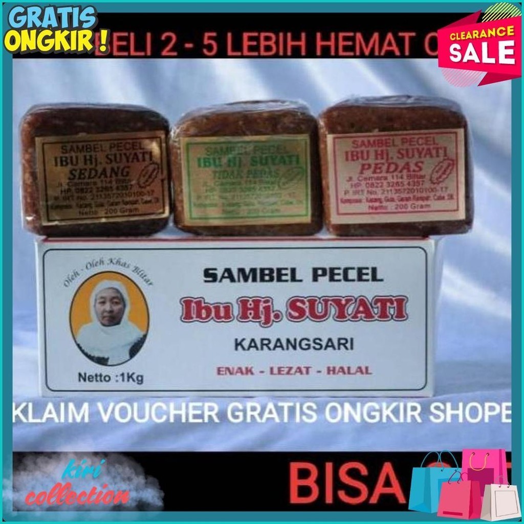 

Sambel Pecel Ibu Hj Suyati Karangsari Blitar / Sambal Pecel Karangsari (Lagi Diskon)