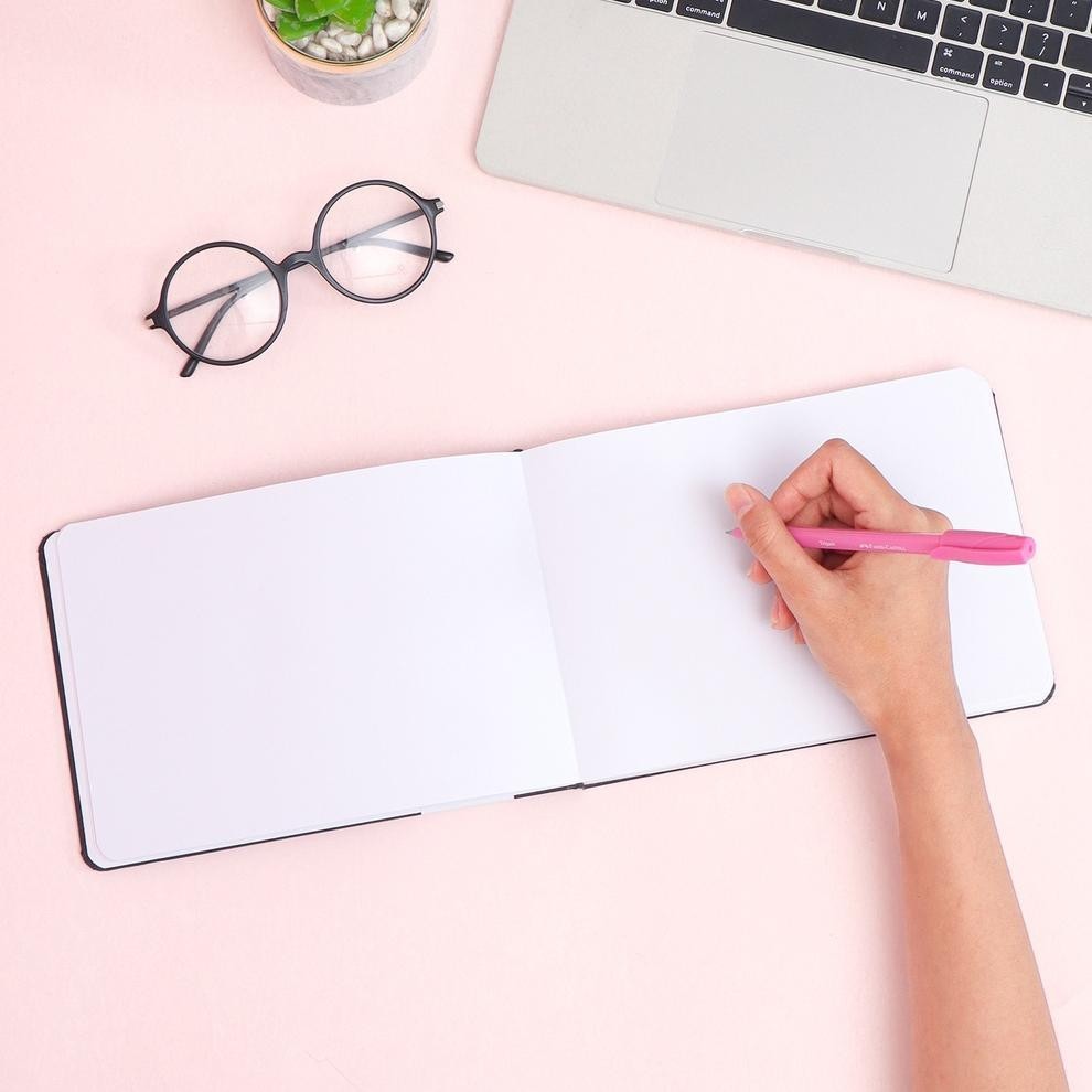 

Hot Bukuqu Sketch Book Hardcover - Notebook Gambar/ Lukis/ Cat Air Tebal Murah