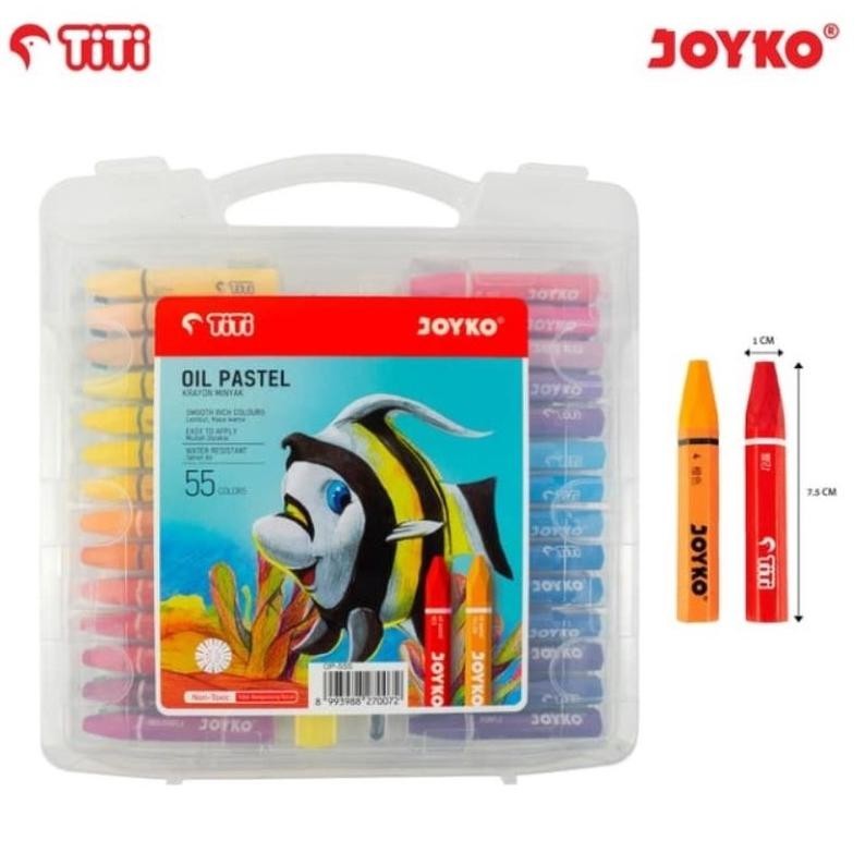 

Hot Crayon Titi Joyko 55 Warna Colour 8.8