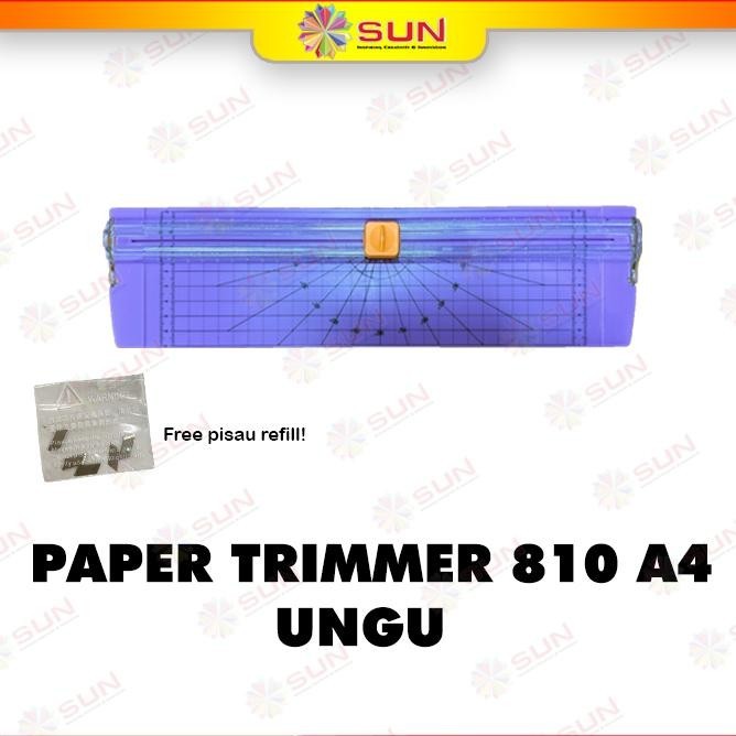 

8.8 Alat Potong Kertas / Paper Cutter / Paper Trimmer Kertas 810 A4 Hig Quality