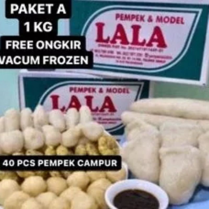 

PEMPEK LALA 26 ILIR PALEMBANG (ISI 40 PCS.VACUM & FROZEEN ) ASLI PALEMBANG