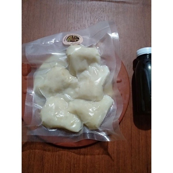 

PAKET PEMPEK TELOR ( ISI 5 PCS + CUKO 100 ML) ASLI PALEMBANG