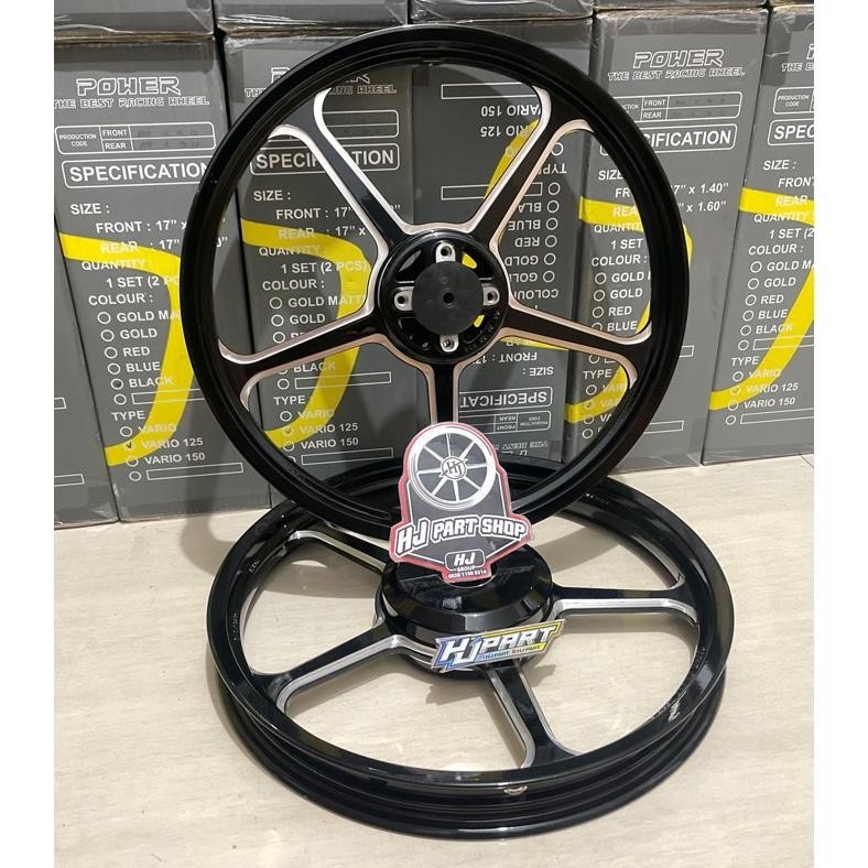 DFR VELG MANDALIKA VARIO 125 VARIO 150 NEW PCX 150/160 ALL MIO VELG MANDALIKA VARIO RING 17 VELG POW