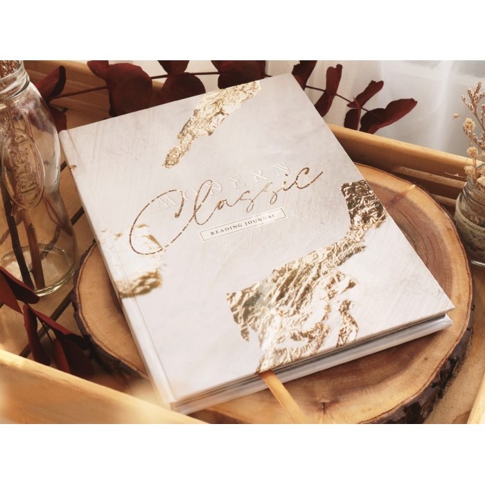 

Modern Classic Reading Journal - Hard Cover