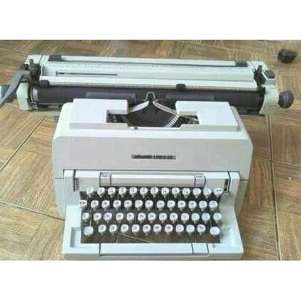 

OLIVETTI LINEA 98 MANUAL 18" inch KERTAS A3, FOLIO - MESIN KETIK/TIK