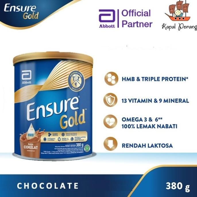 

Ensure Gold HMB Cokelat 380 gram