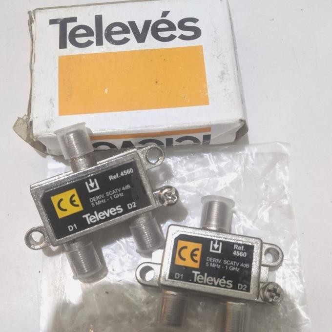 

Special Price!! Splitter 2 Way Televes 4560 (Made In Spanyol)